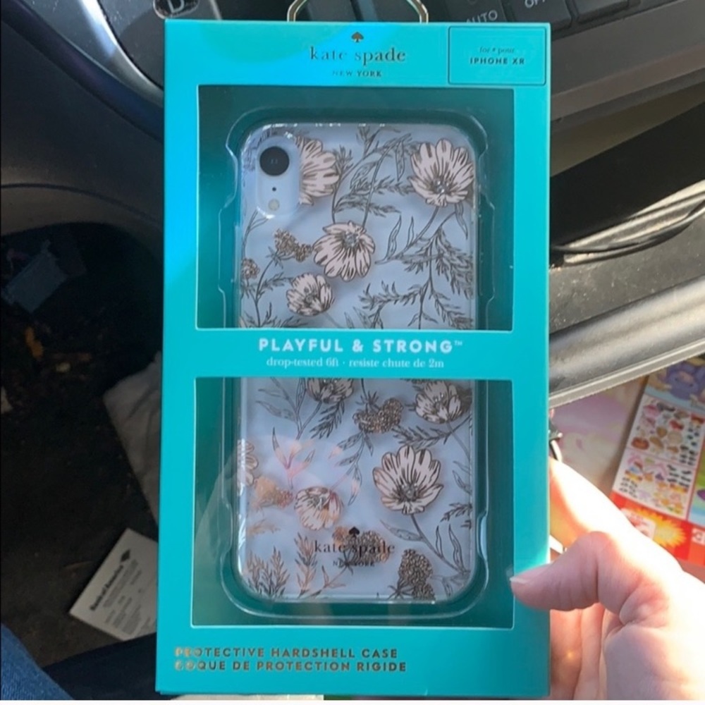 Late spade iPhone case